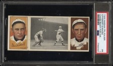 1912 T202 Hassan Triple Folder Paskert Magee Chase Ready Card Vintage Phillies