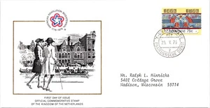 Netherlands FDC 1976 - American Revolution Bicentennial - Scravenhage - F64385 - Picture 1 of 2
