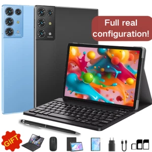 Neueste Tablet 4GB RAM 64GB ROM 10 Zoll Android13 Tablet 2SIM LTE 5G WiFi 2024 - Bild 1 von 18