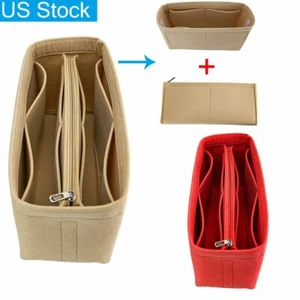 Mehrere Taschen Filz Handtasche Organizer Einsatz Aufbewahrung Tragetasche Former Liner Tasche - Bild 1 von 19