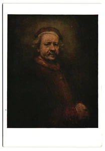 Postcard Rembrandt Van Ryn Self Portrait Painting - Picture 1 of 2
