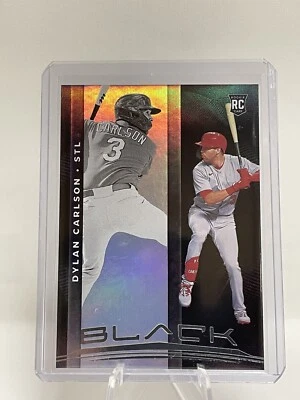 2021 Panini Chronicles Black #2 Dylan Carlson Rookie Card - St.Louis Cardinals - Image 1 of 2