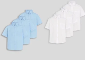 Paquete de 3 camisas de manga corta para niños talla 3-18 años - Imagen 1 de 4