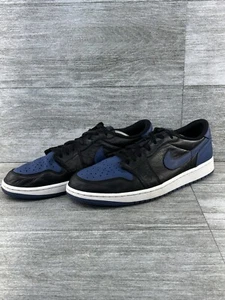 NIKE AIR JORDAN 1 RETRO LOW OG I BLACK MYSTIC NAVY BLUE WHITE CZ0790-041 12.5 - Picture 1 of 23