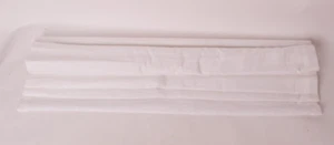 Pottery Barn Emery Leinen kabelloser Römerschirm, weiß 36x48 (Baumwolle gefüttert) - Bild 1 von 5