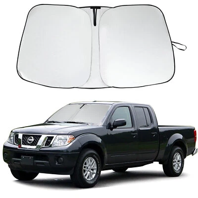 Parabrisas de coche plegable bloque UV para Nissan Frontier 2006-2021 Foto 1 de 4