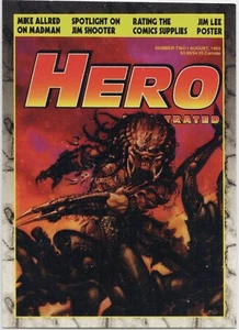 1994 Hero Illustrated Covers Promo August 1993 #H-2 Dave Dorman Predator Alien - Picture 1 of 2