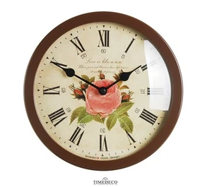 Modern Art Design Round Wall Clock Unique Retro Home Decor interior - RFlower1BR - Picture 1 of 3