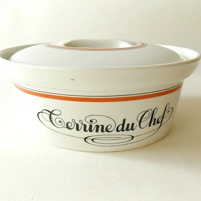 TERRINE DU CHEF PURÉ DE COCINA OVALADO HECHO EN FRANCIA CREACIÓN PATÉ JACQUES LOBJOY Foto 1 de 4