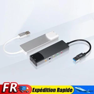 External Audio Card AC-3 DTS Headphone Adapter Soundcard Optical for PC Computer - Photo 1/18