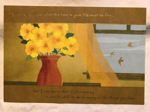 Hallmark Quick Recovery -Tarjeta de felicitación - "Sólo puedo imaginar lo que esto..." -A33 - Imagen 1 de 4