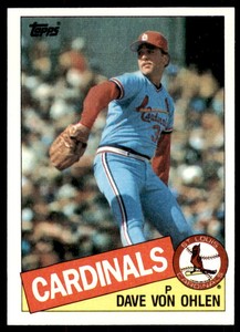 1985 Topps; Dave Von Ohlen Baseball Cards #177