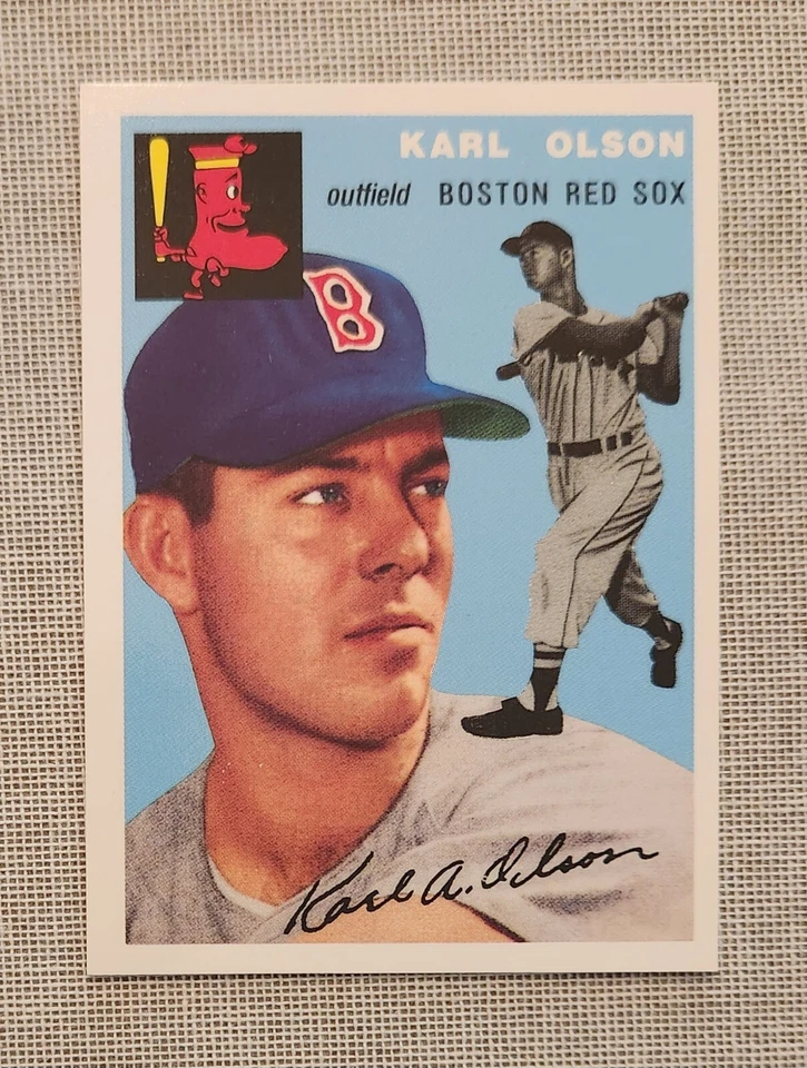 1994 TOPPS ARCHIVES 1954 KARL OLSON BASEBALL CARD #186 - Image 1 of 1