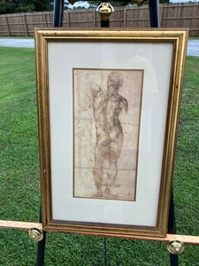 Michelango Buonarroti (1475-1564) Male Nude Reproduction Cert Of authenticity - Picture 1 of 7