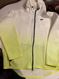 *RAR* Nike Tech Windrunner Jacke Hoodie Gradient Fade White/Volt, XXL - Bild 1 von 8