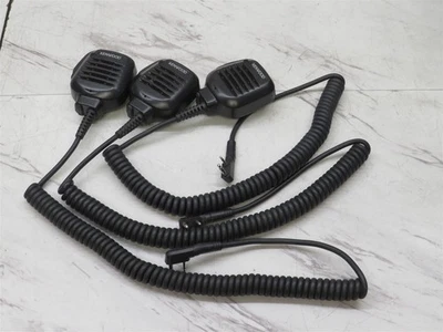 3x KENWOOD KMC-45D Altavoz Micrófono OEM para Radio de Mano UHF VHF Foto 1 de 4