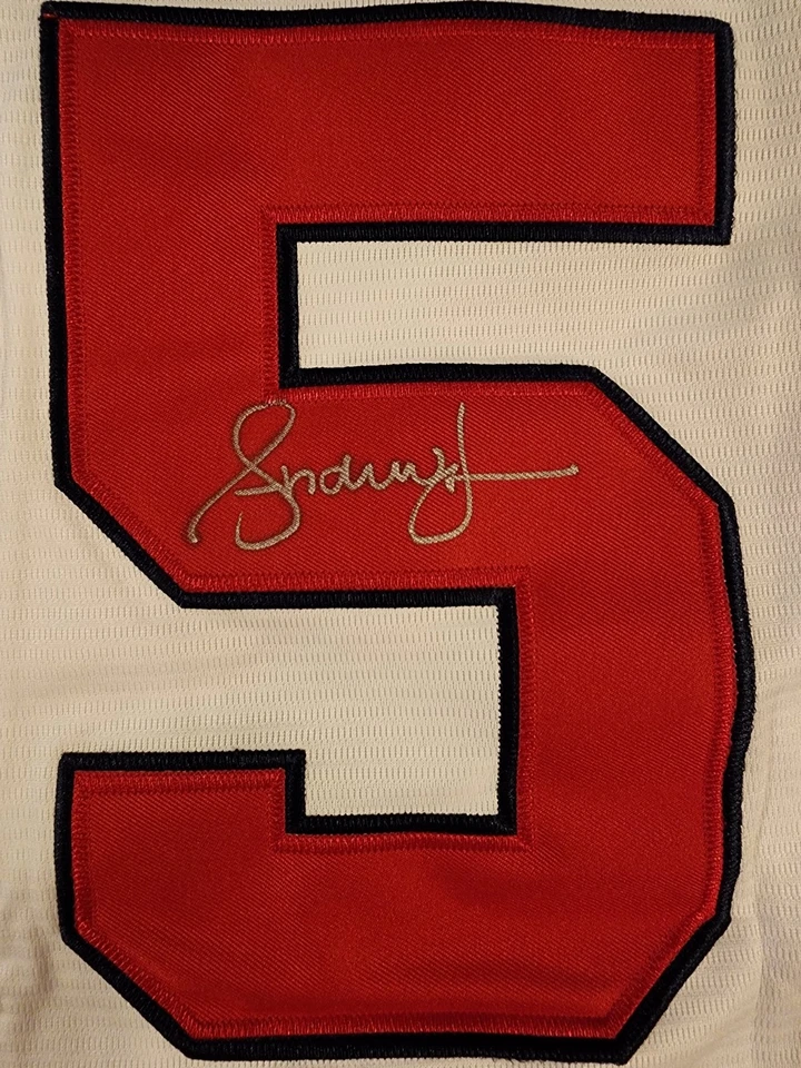 Andruw Jones Autographed Atlanta Braves 1996 World Series Home White Jersey - Image 1 of 4