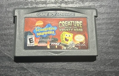 SpongeBob game only : Creature from the Krusty Krab (Nintendo Game Boy Advance - Image 1 of 3