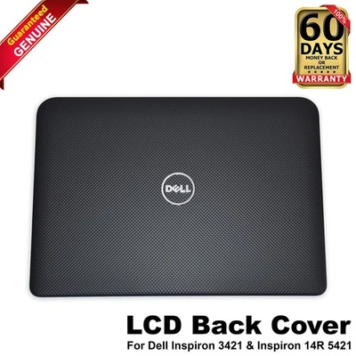 Original Dell Inspiron 14 5421 3421 14" Tapa LCD Cubierta Trasera Conjunto Negro XRHMJ Foto 1 de 4