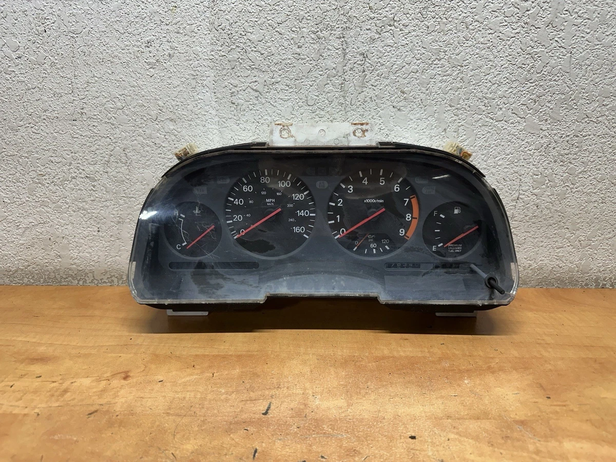 NISSAN 日産 パオサイド メータークロック 1993 Nissan 300zx Z32 OEM NA MT Instrument Gauge Cluster 175k