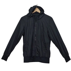 Nike Hooded Full Zip Übergangsjacke schwarz sportlicher Windbreaker Herren Gr. L - Bild 1 von 12