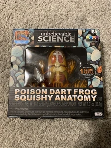 NEW Unbelievable Science Poison Dart Frog Squishy Anatomy Kids Educational Toy - Picture 1 of 2