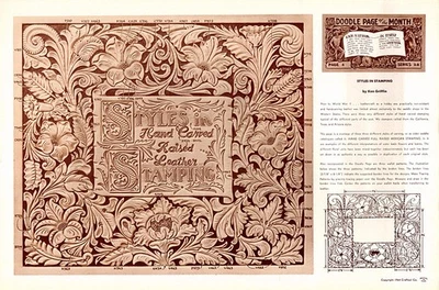 Leather Craft Doodle Pattern       STYLES IN  STAMPING - Image 1 of 2