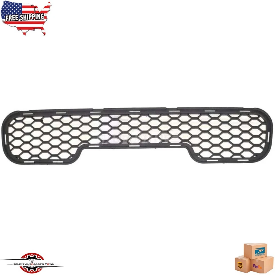 Fits 2001-2006 Hyundai Santa Fe New Front Center Bumper Grille Black Plastic Foto 1 de 4