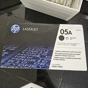 NOWY Oryginalny wkład z czarnym tonerem HP 05A CE505A LaserJet P2035 P2055, zapieczętowany - Zdjęcie 1 z 7