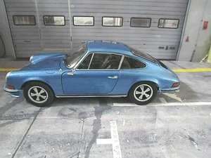 PORSCHE 911 2.4 S Coupe azul met. Schuco 1973 450039100 raro 1:18 - Imagen 1 de 9