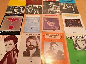 Vintage Noten Einzeln Konvolut Popmusik #37 - Bild 1 von 5