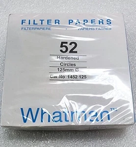 Whatman 1452125  Quantitative filter paper, hardened low-ash, Grade 52 - Picture 1 of 3