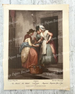 Cries of London New Mackrel Mackerel Plate 5 Francis Wheatley N Schiavonetti - Picture 1 of 5