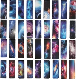 36 Pcs Starry Sky Magnetic Bookmarks, Colorful Magnet Page Markers for Children - Picture 1 of 7