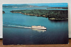 British Columbia Ferry Authority Vintage Postcard Unposted Vancouver Island