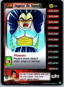 1x DBZ CCG VEGETA ON NAMEK LV4 HOLO FOIL 89 RARO FRIEZA SAGA SCORE LIMITED - Foto 1 di 2