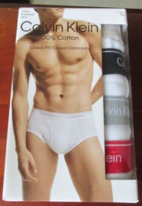 NEW Calvin Klein 5 Pack Classic Fit 100% Cotton Brief MENS 2XL White Multi $69.5 - Picture 1 of 5