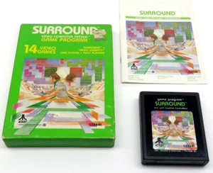 Surround (Atari 2600, 1977) By Atari (Box, Cartridge & Manual) NTSC - Picture 1 of 15