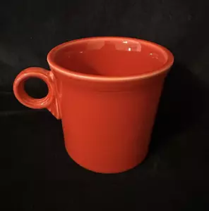 Taza de café de té escarlata roja Fiesta Ware usada en excelente estado hecha en EE. UU. repuesto - Imagen 1 de 3