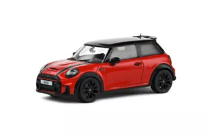 Mini John Cooper Works 2023 Rosso Modellino Auto 1:43 Solido - Foto 1 di 10