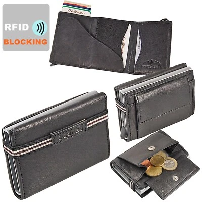 Portafoglio uomo J.Jones pelle alluminio RFID porta carte uomo - Immagine 1 di 2