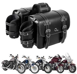 Motorcycle Pannier Side Saddlebag Luggage For Honda VTX1300 R C S T VTX1800 - Bild 1 von 12
