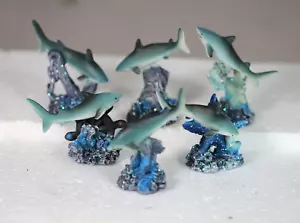 More details for 6cm shark models - set of 12 - 6 asstd - stocking filler - party favour