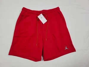 Nike Air Jordan Essentials Warm Fleece Jump Man Shorts Mens Red DQ7470-687 - Picture 1 of 12