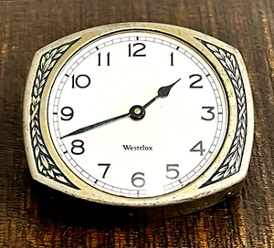 Antique Westclox 1930s Automobile Auto Dash Clock Art Deco Model A Model T - Picture 1 of 8