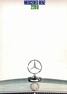 Katalog Prospekt Mercedes 220 D W115 12/1968 Frankreich - Bild 1 von 2