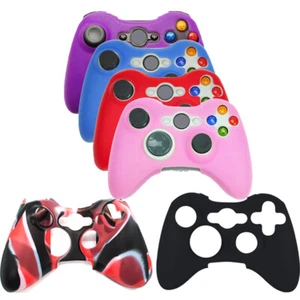 Silicone Skin Cover Protective Case Soft Controller Protector for Xbox 360 Game - Picture 1 of 53
