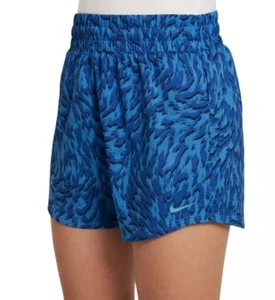Nike Girls Size XS One Woven High Rise Printed Shorts FQ4527-435 - Picture 1 of 4