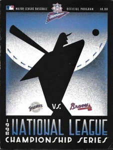 San Diego Padres - Atlanta Braves 1998 MLB Championship Series Official Program - Imagen 1 de 1