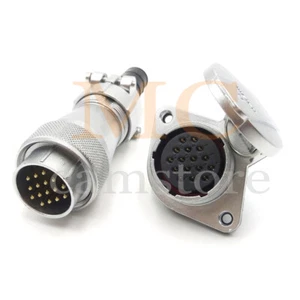 WF28 16Pin Circular Waterproof IP67 Connector Plug Socket,Aviation Plug Socket - Picture 1 of 8